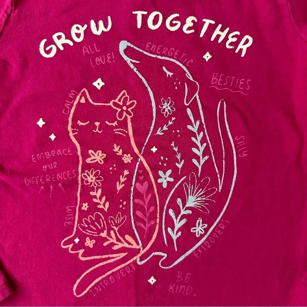 Carter’s Kid Girls Long Sleeve Graphic Shirt Size 5